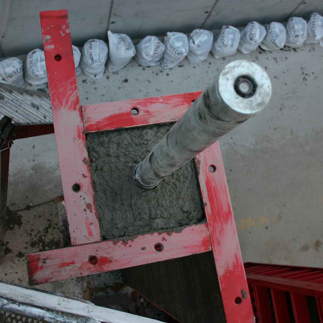 Cylindrical Levelling Element for Fall Arrest Systems