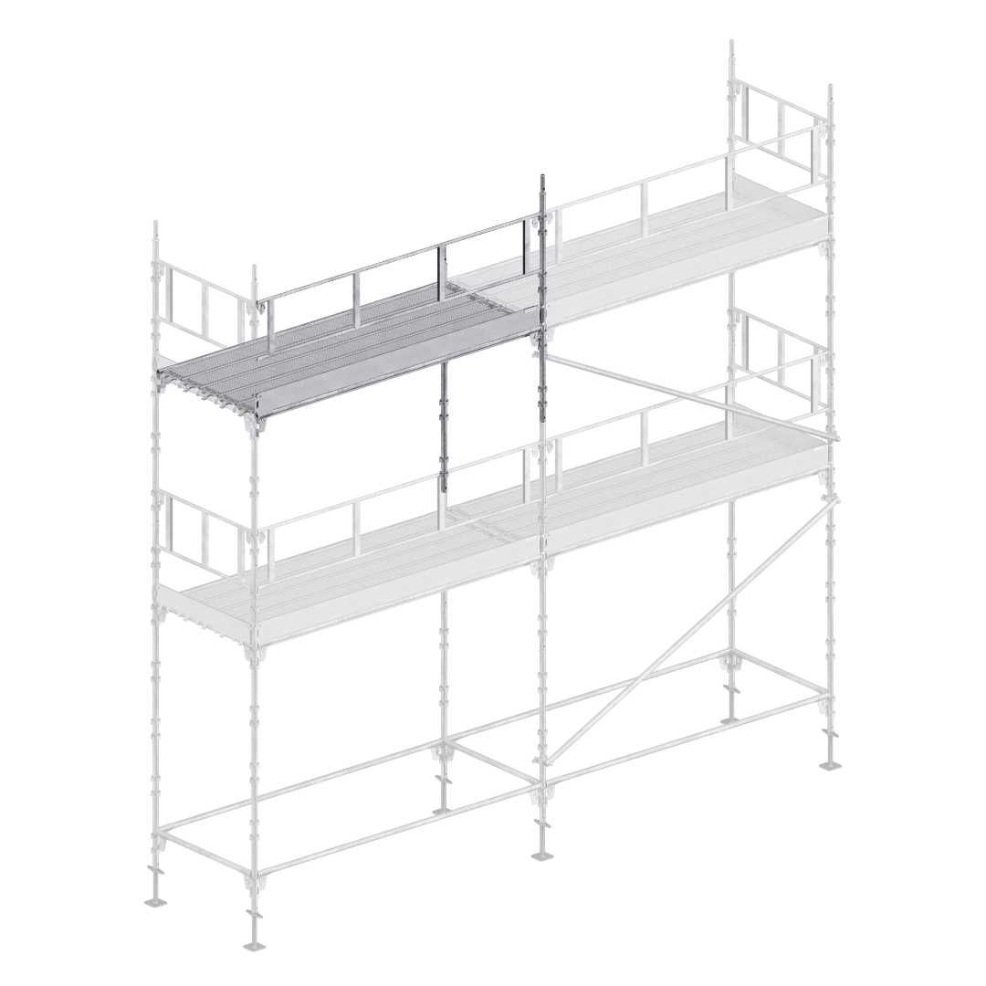 Universal Scaffolding Extension Height 1 Railing Steel