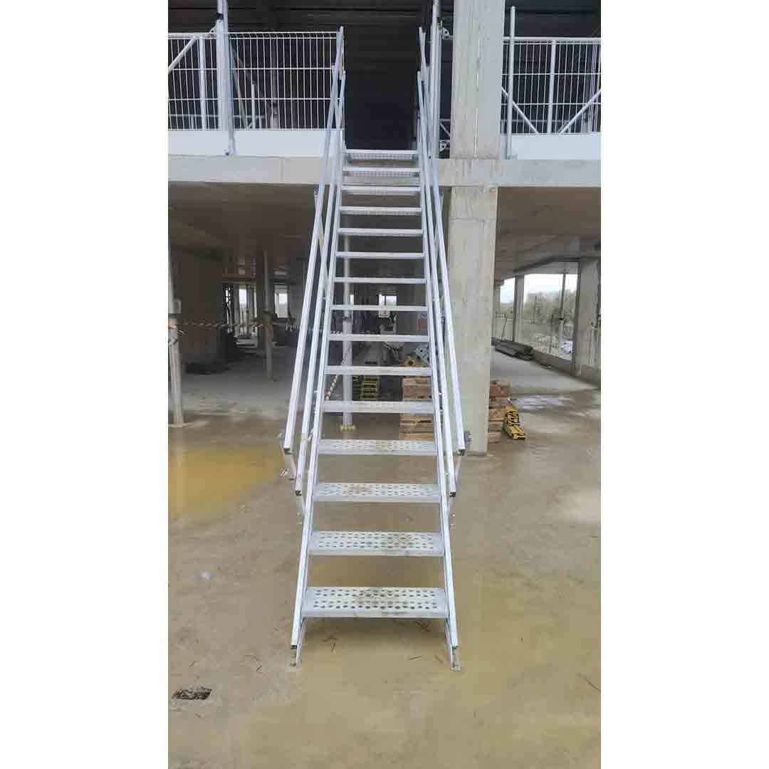 Aluminium 15 Step Stairway with Handrails