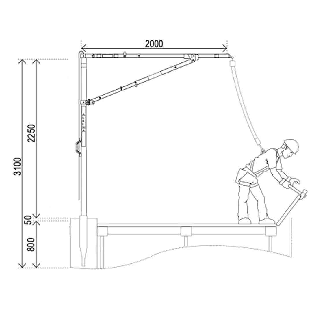 Alupercha Body - Aluminium Fall Arrest System