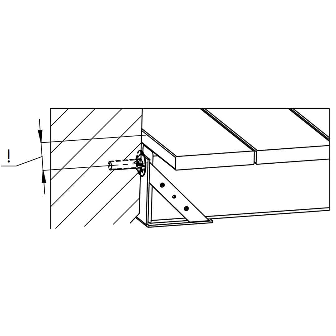 Joist Hanger Cast in Sleeve