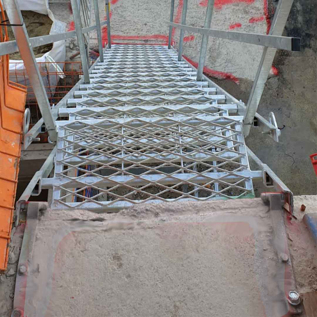 Steel Stairway Slab Attachment (Pair)